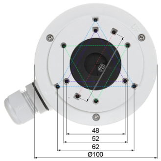 Supporto posteriore per telere   - Hiwatch Series - DS-1280ZJ-XS-Leggi tutto