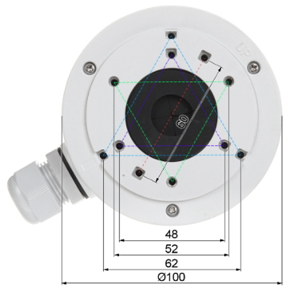 Supporto posteriore per telere   - Hiwatch Series - DS-1280ZJ-XS-Leggi tutto
