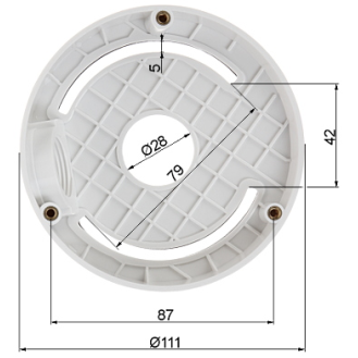 Supporto a soffitto per telera Dome  DS-1259ZJ-Leggi tutto