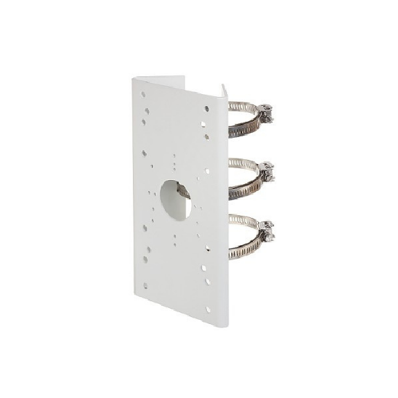 DS-1275ZJ-SUS Hikvision, Halterung, Mastmontage, Stahl, weiß, 67-127mm für Hikvision Kameras-Beschreibung lesen