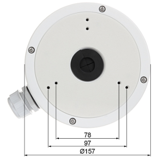 Supporto a soffitto per telere Dome  DS-1280ZJ-M-Leggi tutto