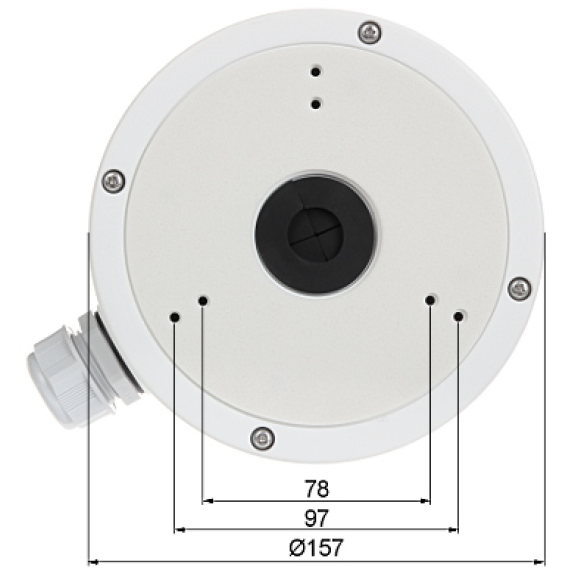 Supporto a soffitto per telere Dome  DS-1280ZJ-M-Leggi tutto