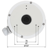 Supporto a soffitto per telere Dome  DS-1280ZJ-M