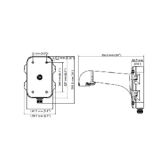 Staffa da parete per telere Speed Dome  DS-1604ZJ-Leggi tutto