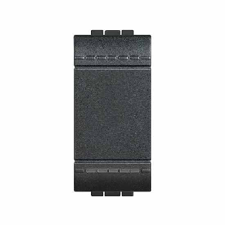 Deviatore 1P 16AX 250V ac - Antracite  Livilight L4003N-Leggi tutto