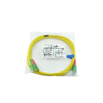 BlueOptics Duplex Jarretière Optique E2000-APC/E2000-APC Singlemode 1 mètre-Lire la description