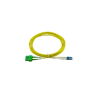 BlueOptics Duplex Jarretière Optique LC/UPC-SC/APC Singlemode 1 mètre-Lire la description