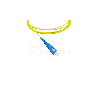 BlueOptics Simplex Jarretière Optique LC/APC-SC/UPC Singlemode 1 mètre