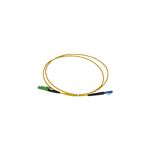 BlueOptics Simplex Jarretière Optique LC-UPC/E2000-APC Singlemode 15 mètre-Lire la description