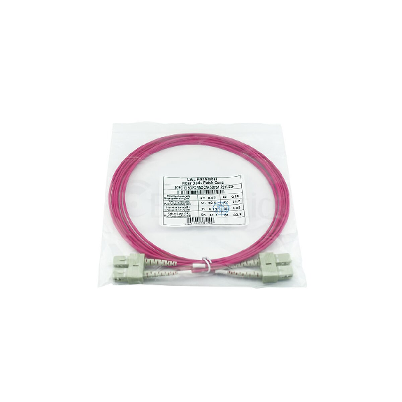 BlueOptics Duplex Jarretière Optique SC-SC Multimode OM4 3 mètre BlueOptics Duplex Jarretière Optique SC-SC Multimode OM4 3 mètre-Lire la description