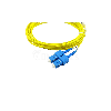 BlueOptics Duplex Jarretière Optique SC-UPC/SC-APC Singlemode 0.5 mètre