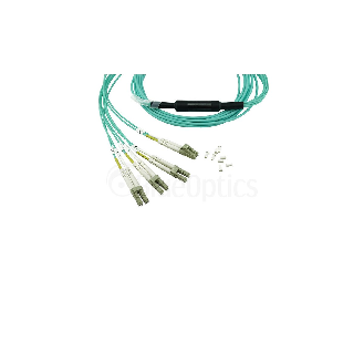Extreme Networks 9380014-2M compatible MPO-4xLC Multimode OM3 Jarretière Optique 2 mètre-Lire la description