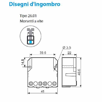 Relè interruttore ad impulsi elettromeccanico ad impulsi 230v 1 contatto NO  26018230-Leggi tutto