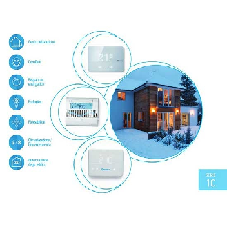 Cronotermostato connesso comandabile da App WiFi  BLISS  Tipo 1C.91  1C9190030W07-Leggi tutto