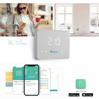 Cronotermostato connesso comandabile da App WiFi  BLISS  Tipo 1C.91  1C9190030W07-Leggi tutto