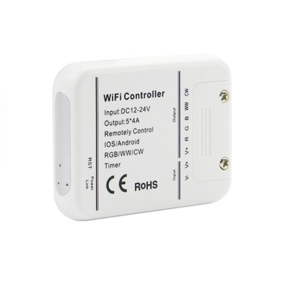 Controller dimmer Wi-Fi per strisce led wifi gestione remota da smartphone google alexa Smart Home VT-5009  - sku 8426-Leggi tutto