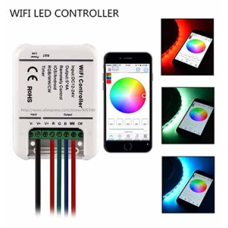 Controller dimmer Wi-Fi per strisce led wifi gestione remota da smartphone google alexa Smart Home VT-5009  - sku 8426-Leggi tutto