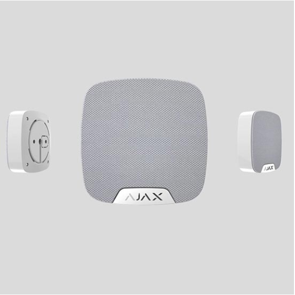 HomeSiren AJHS Sirena senza fili 868MHz wireless per interni colore bianco-Leggi tutto