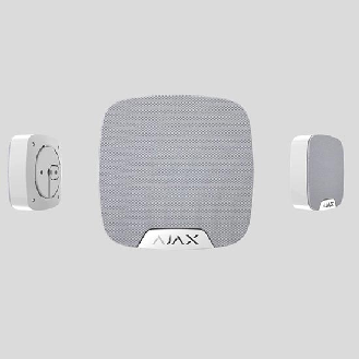HomeSiren AJHS Sirena senza fili 868MHz wireless per interni colore bianco-Leggi tutto