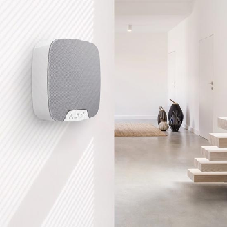HomeSiren AJHS Sirena senza fili 868MHz wireless per interni colore bianco-Leggi tutto