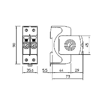 Bettermann 5093522 Scaricatore combinato per sistemi di alimentazione 1+2 V50-1+NPE-280-Leggi tutto