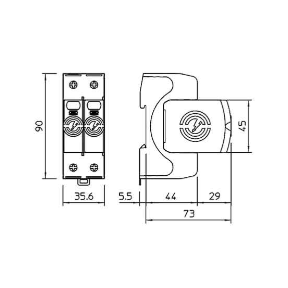 Bettermann 5093522 Scaricatore combinato per sistemi di alimentazione 1+2 V50-1+NPE-280-Leggi tutto