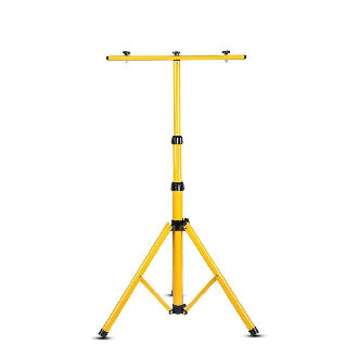 VT-41150 Treppiede cavalletto in alluminio per 2 fari LED da 10w fino a 50W colore giallo SKU 9104-Beschreibung lesen