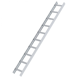 MUNK Aluminium Dachleiter 10 Sprossen Aluminium-Beschreibung lesen