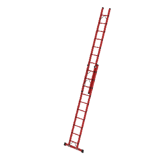 Vollkunststoff Seilzugleiter mit Traverse 2x10 Sprossen-Beschreibung lesen