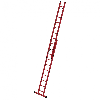 Vollkunststoff Seilzugleiter mit Traverse 2x10 Sprossen