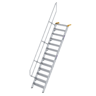 Treppe 60° inkl. Handlauf, 800mm Stufenbreite, 13 Stufen-Beschreibung lesen