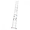 Krause Corda Mehrzweckleiter mit Treppenfunktion 3x7 Sprossen