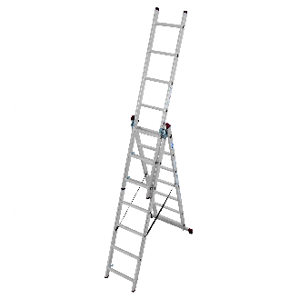 Krause Corda Mehrzweckleiter mit Treppenfunktion 3x7 Sprossen-Beschreibung lesen
