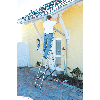 Krause Corda Mehrzweckleiter mit Treppenfunktion 3x7 Sprossen