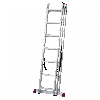 Krause Corda Mehrzweckleiter mit Treppenfunktion 3x7 Sprossen