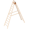 Layher 1038 Holzstehleiter 2x12 Sprossen Layher 1038 Holzstehleiter 2x12 Sprossen
