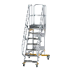 Plattformtreppe fahrbar 60° Stufenbreite 600mm 7 Stufen
