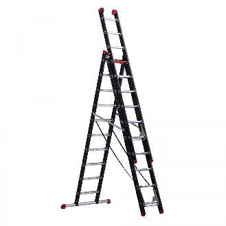Mounter Mehrzweckleiter ZR 3072 3x10 Sprossen-Beschreibung lesen