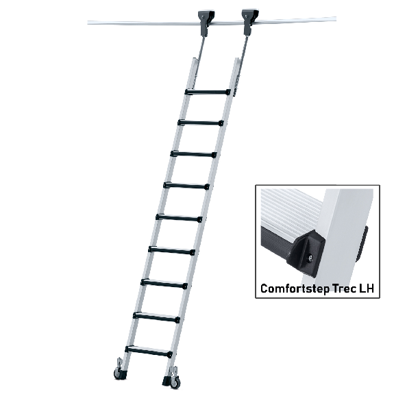 Regalleiter fahrbar Comfortstep Trec LH 9 Stufen Regalleiter fahrbar Comfortstep Trec LH 9 Stufen-Beschreibung lesen