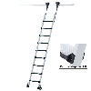 Regalleiter fahrbar Comfortstep Trec LH 9 Stufen