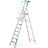 Stufenleiter ZAP Safemaster S mit großer Plattform 9 Stufen
