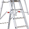 Stufenleiter ZAP Safemaster S mit großer Plattform 9 Stufen