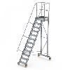 Podesttreppe fahrbar 60° 12 Stufen