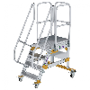 Plattformtreppe fahrbar 60° Stufenbreite 600mm 4 Stufen