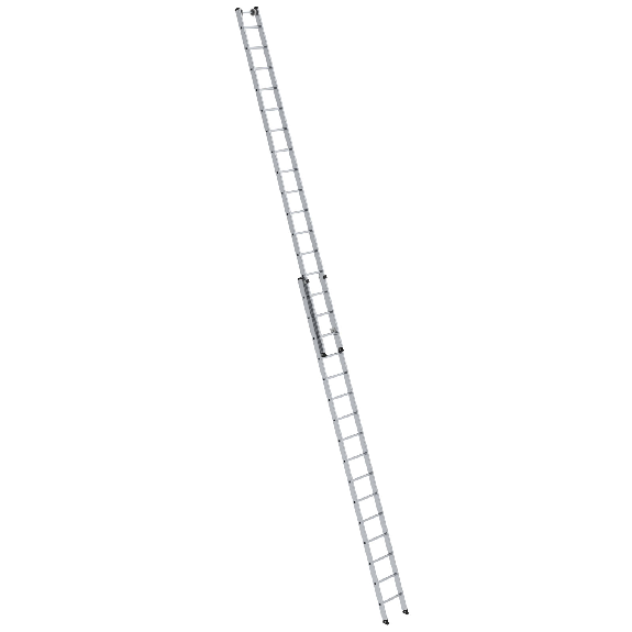 Aluminium-Schiebeleiter 2-teilig ohne Traverse 2x16 Sprossen Aluminium-Schiebeleiter 2-teilig ohne Traverse 2x16 Sprossen-Beschreibung lesen