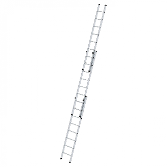 Aluminium-Schiebeleiter 3-teilig ohne Traverse 3x8 Sprossen-Beschreibung lesen