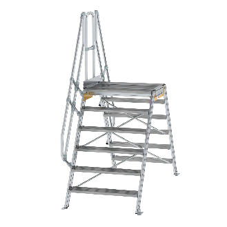 Überstieg 60° inkl. einen Handlauf, Stufenbreite 1000mm, 2x6 Stufen-Beschreibung lesen