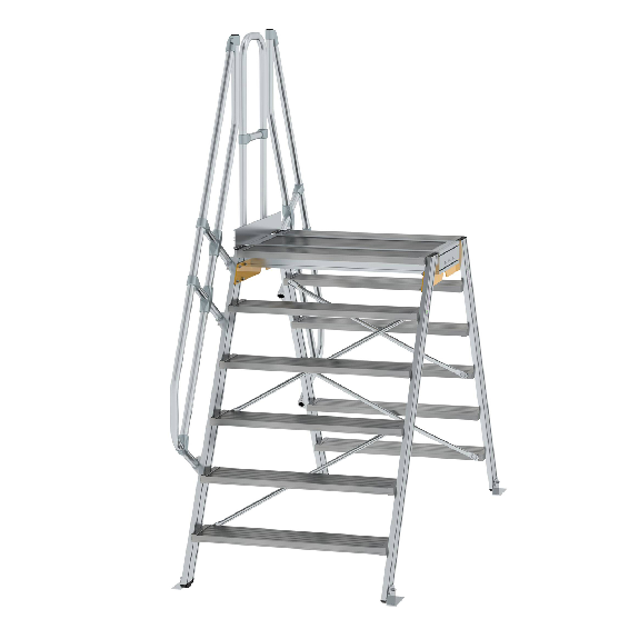 Überstieg 60° inkl. einen Handlauf, Stufenbreite 1000mm, 2x6 Stufen Überstieg 60° inkl. einen Handlauf, Stufenbreite 1000mm, 2x6 Stufen-Beschreibung lesen