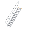 Treppe 45° inkl. Handlauf, 600mm Stufenbreite, 12 Stufen