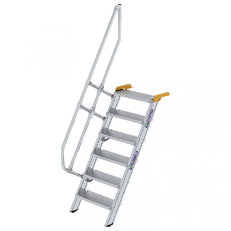 Treppe 60° inkl. Handlauf, 600mm Stufenbreite, 6 Stufen-Beschreibung lesen